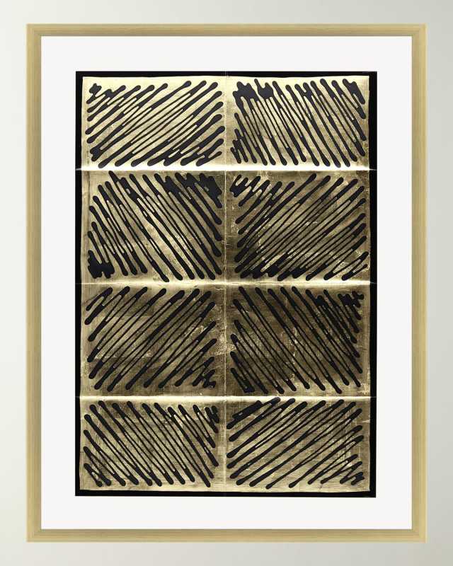 "Galvanize in Gold II" Framed Giclee